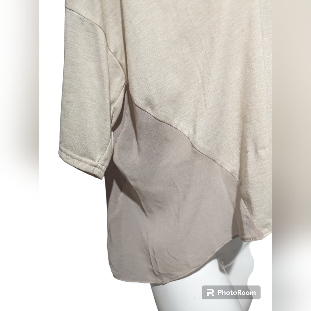 Bar III Cream Blouse - Picture 2 of 6